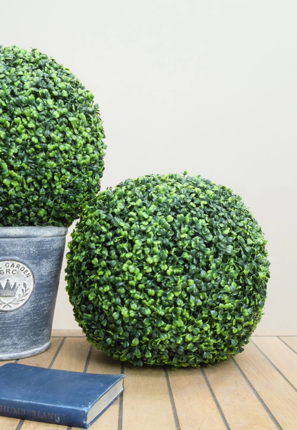 topiary boxwood balls